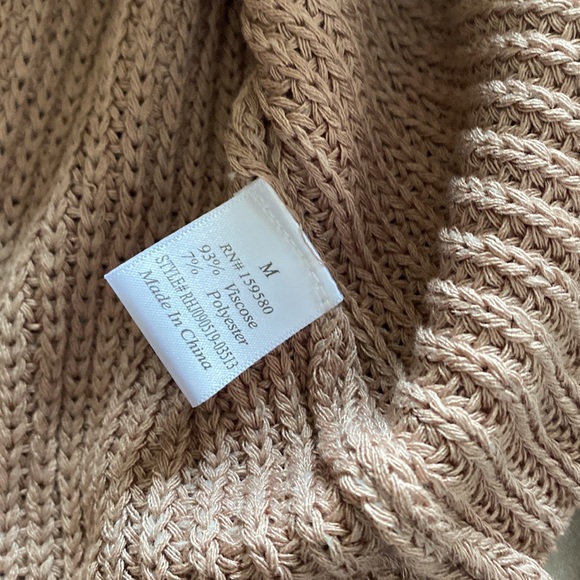 Pink Lily Tan Sweater Tank - Picture 3 of 5